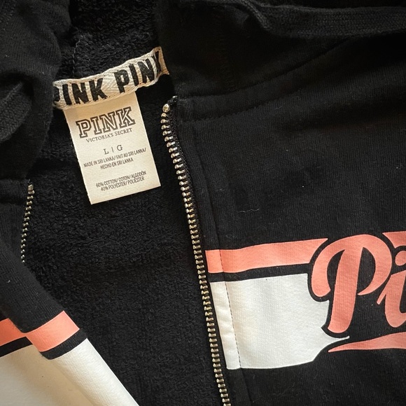 Pink Victoria Secrets Black Sweatsuit - Picture 3 of 7